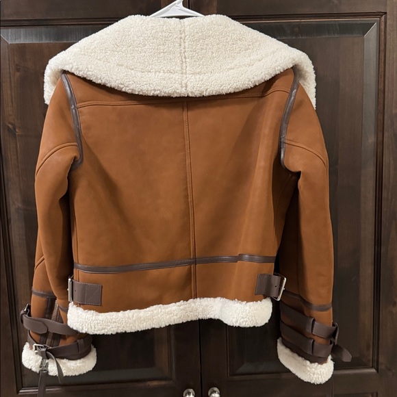 L'Academie x Marianna Hewitt Benton Jacket in Brown. - size S - Picture 7 of 7